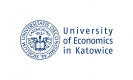 A photo of the logo of University of Economics in Katowice.